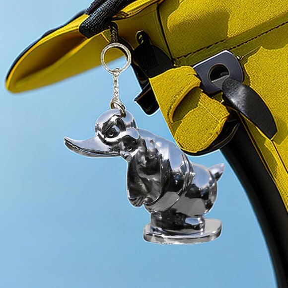 Keychain Backpack Decorated Duck Keychain Cute Duck Keychain Cute Keychain - Picture 3 of 9